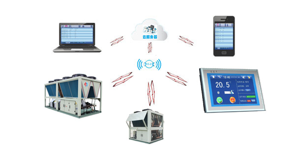 低環(huán)溫螺桿空氣源熱泵機組云端監控，管理更便捷